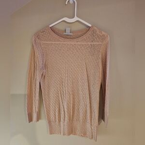 Light Beige Knit Sweater